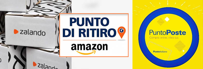 Punto ritiro Amazon, poste e Zalando Torino
